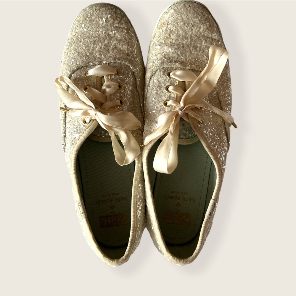 Kate Spade Keds sequin sneakers size 8